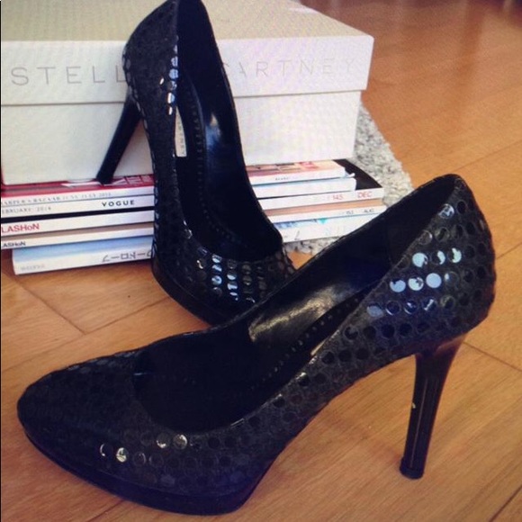 Stella McCartney Heels Sz7.5 - Picture 2 of 3